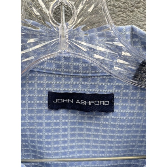 Silk‎ Button Up Shirt Men's XL Short Sleeve Light Blue Resort Business Casual - Picture 2 of 8